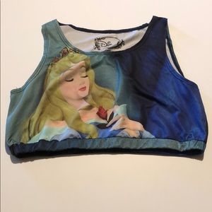 ⭐️NWOT Disney sleeping beauty bra/crop top⭐️